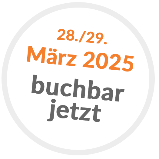 28./29. März 2025 buchbar jetzt