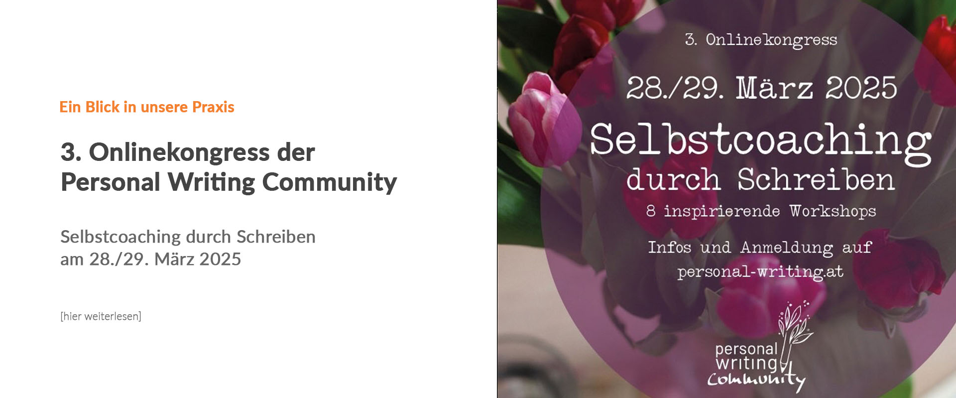 Slider-Folie Selbstcoaching durch Schreiben